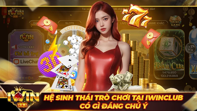 Hệ sinh thái trò chơi tại Iwinclub có gì đáng chú ý